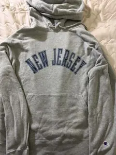 Champion チャンピオン パーカー NEW JERSEY グレー