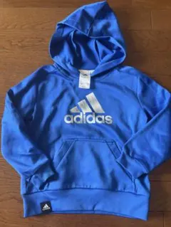 adidas 青 パーカー 110