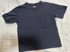 UNIQLO ユニクロ 無地　黒Tシャツ 100cm