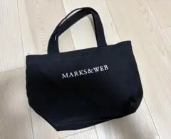 マークスアンドウェブ　ミニトート　ネイビー