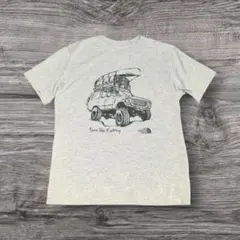 未使用品★The North Face Tシャツ 4WD柄ライトグレー