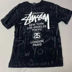 Stussy ワールドツアー Tシャツ ブラック