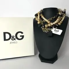 【希少】未使用品 Dolce&Gabbanaネックレス パール ゴールド 箱あり 2026年最新】D&G ／ Dolce＆Gabbana レディース ネックレスの人気