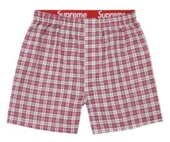 Supreme®/Hanes® Plaid Boxers pink