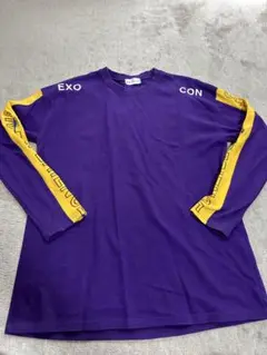 JEIL 紫 黄色 ロゴ 長袖カットソー