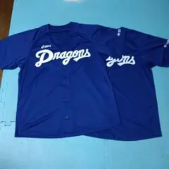 中日ドラゴンズ 赤ユニフォーム Oサイズ Asics製 - メルカリ