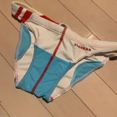 う*。様 送料無料ブルーホワイトビキニタイプ水着サイズS
