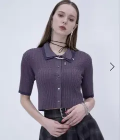 【HARE】ラメショートニットカーディガン (値段交渉可能)