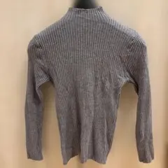 古着•SHEIN•ハイネックセーター•長袖•グレー