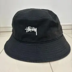 STUSSY バケットハット ブラック S/M