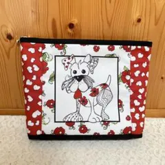 大きいポーチ ロラライハリス　パピーラブ＊Ａ