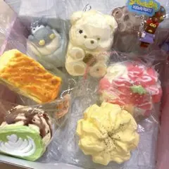 文清スクイーズ】スクイーズまとめ売り(替え袋6枚付)(バラ売り可