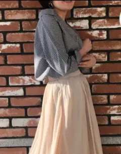 【新品・タグ付き】 Cheztoi レディース ギンガムチェック シャツ