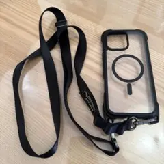 【MagEasy】 iPhone 16 Pro対応 スマホショルダー ブラック