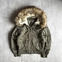 【00s archive】N-2B フライトジャケット　ファー付　y2k お兄系