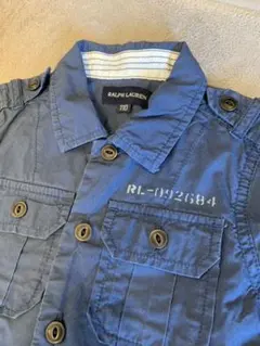 デニムシャツ風ワンピース