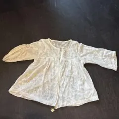 ANNA SUI mini花柄ホワイトカーディガン
