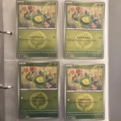 MEGAドリームex スボミー　草エネルギー　ミラー　4枚セット