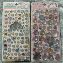 ま*ん様 うるちゅるポップシール　オバケーヌ　ジュエルプチドロップ　あわわちゃん