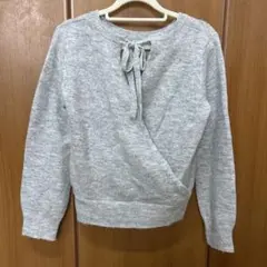 【GU】2way グレーニット