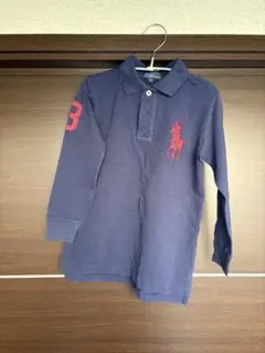 POLO RALPH LAUREN ポロシャツ ネイビー 長袖 サイズ6