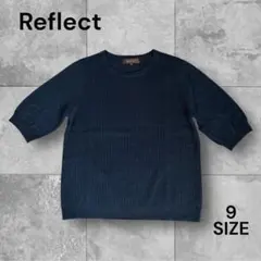 Reflect プルオーバーカットソー リブ ネイビー 9サイズ