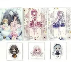 【未開封】ロウきゅーぶ!×天使の3P!×ぽけっと・えーす! くじ 6点セット