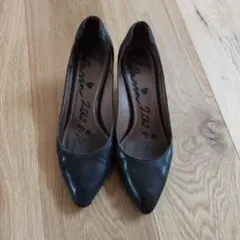 ランバン　パンプス　本革　濃いブラウンのサムネイル