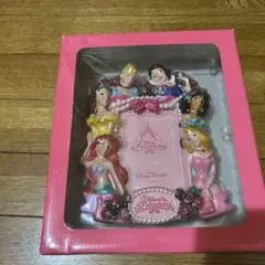 未使用 ディズニーストア限定 ディズニープリンセス 写真立て レア美品】ディズニーストアプリンセスフィギュアフォトフレーム
