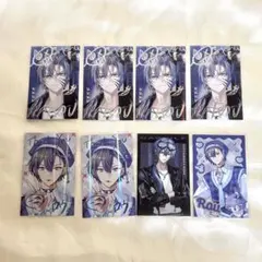 ぎゃうるふ 小柳ロウ ランダムチェキ風カード 8点セット