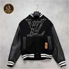 極美品 LOUIS VUITTON NBAコラボ スタジャン LVロゴ ブラックのサムネイル