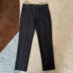 Demi-Luxe BEAMS ストライプ パンツ 黒 38きれいめ