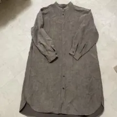 GLOBAL WORK コーデュロイシャツワンピース