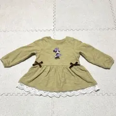 petit main ミニーマウス 長袖カットソー 100cm