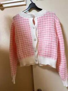千鳥柄♡ニット カーディガン