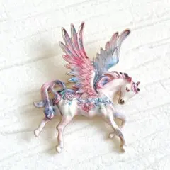 馬ブローチ