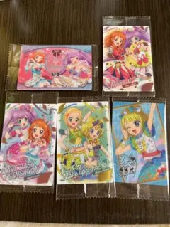 アイカツ　プリパラ　ウエハース　らぁら　あかり　みれぃ　ひなき