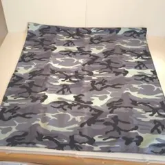 寒色系カモフラージュ　バンダナ