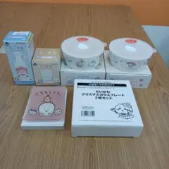 【新品】 ちいかわ　マルチレンジボウル　グラス　ガラスプレート　6点セット