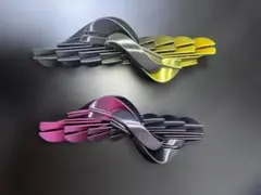 3Dプリンター製 ウィング オブジェ シルクフィラメント インテリア 抽象芸術