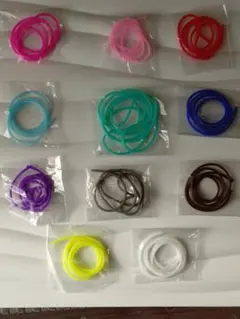 カラフル シリコンチューブ 直径2mmの空洞になってます