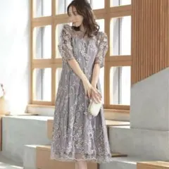 [niana] 結婚式 お呼ばれ　ワンピース パーティードレス