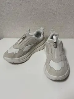 UGG アグ CA1 ZIP ホワイト ジップアップスニーカー 23㌢