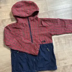 THE NORTH FACE マウンテンパーカー Sサイズ 150 赤 チェック