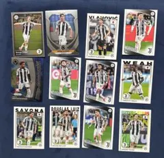 ユベントス サッカーカード セット topps panini