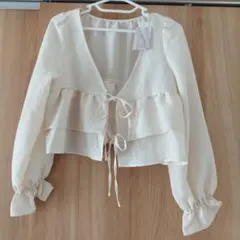 ブラウス　長袖　L　タグ付き　新品