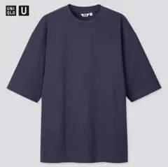 【未使用】UNIQLO U エアリズムコットンオーバーサイズTシャツ 5分袖
