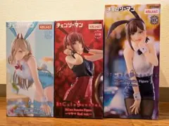 【段ボール発送】ラウンドワン限定　チェンソーマンフィギュア3体セット