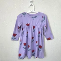 SHEIN チューリップワンピース ベビー キッズ パープル ワンピース