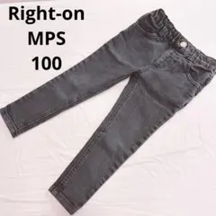 Right-on ライトオン　MPS デニム　ブラック　100